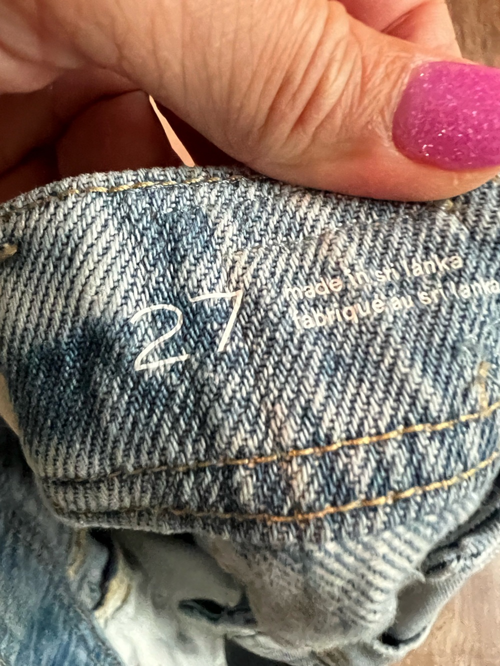 Anthropologie x Pilcro Adi Cut-offs patchwork denim shorts size 27 - Picture 10 of 13